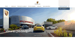 Desktop Screenshot of porsche.lv